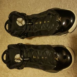 Jordan 6 rings Black & Gold